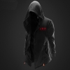 Black FFF Long Hoodie For Men Quality Hooded Sweater