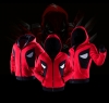 Quality Deadpool Cosplay Hoodie Red Superhero Hooded Sweatshirt For Youth