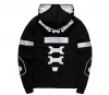 Quality Overwatdh Reaper Cospaly Hoodie Full Zipper Sweatshirt For Men Boy