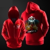 Overwatch Zenyatta Ink Print Hoodie Blizzard OW Hero Zipper Hooded Sweater