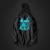 Luminous Sword Art Online Long Hoodie Black SAO Coats for Youth