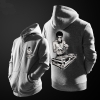 DJ Bruce Lee Hoodie For Young Black Zipper Sweat Shirt