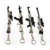 12CM CF Camouflage metal weapon gun model Key Holder