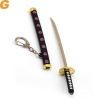 15cm Solo Ninja knife with sheath Keychain One Piece Key Rings
