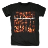 헤비메탈 페인 밴드 락 티셔츠 블랙 코튼 티셔츠