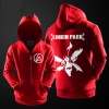 Cool Linkin Park capuz para Mens camisola preta