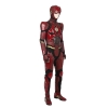 <p>Justice League The Flash Cosplay Costume Red Patent Leather Flash Jumpsuit</p>
