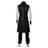 Game DMC 5 Cosplay Costume Men Vitale PU Leather Top