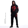 World of Warcraft Horde Hoodie WOW For the Horde Zipper Sweatshirt For Men Boy Cool