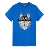 Geometrisches Wolf Design T-Shirt