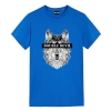 Geometric Wolf Design Tee Shirt