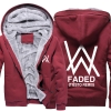 Winter Thick Hoodies Alan Walker Faded Winter Coat