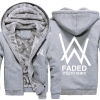 Winter Thick Hoodies Alan Walker Faded Winter Coat