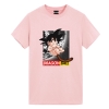 Dbz Super Goku Tshirts 애니메이션 프린트 T 셔츠