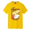 Pikachu com T-shirt de Chapéu Pokémon Anime para Crianças