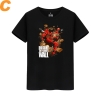 Marvel Hero Deadpool Tees Camisetas de Algodão