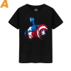 Kaptan Amerika Tshirt Marvel Avengers T-Shirt