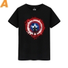 アベンジャーズティーズマーベルスーパーヒーローキャプテンアメリカTシャツ