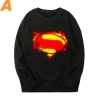 Black Sweatshirts Marvel Superman Tops