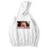 <p>Black hooded sweatshirt Life Is Boring Hoodies</p>
