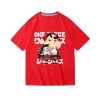 <p>Farveblyant Shin-chan ét stykke Tee Hot Emne T-shirt</p>
