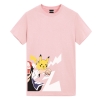 Pokémon Ash Ketchum Camisetas Bonitas Anime Girl Camisetas