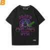 เสื้อยืดผจญภัยแปลกประหลาดของ JoJo หัวข้อร้อนอนิเมะ Kujo Jotaro Tee