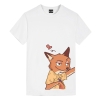 T-shirts noirs de qualité Fox