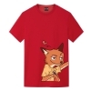 T-shirts noirs de qualité Fox