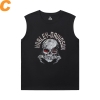 Harley Tees XXL Mens Designer Camisetas sem Mangas