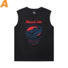 Racing Car Tee Cotton car engine Men'S Sleeveless T Shirts For Gym