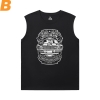 Racing Car Tee Cotton car engine Men'S Sleeveless T Shirts For Gym