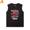 Racing Car Tee Shirt Cotton xe động cơ Mens Sleeveless Thể thao T Shirts