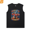 Racing Bil Tee Shirt Bomuld bilmotor Herre Ærmeløs Sports T-shirts