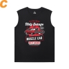 Hot Topic motor de carro camiseta corrida carro impresso camisas sem mangas para homens