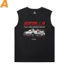 Racing Car T-Shirt Cotton GTR Sleeveless Tee Shirts