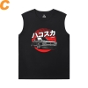 Carro sem mangas de pescoço redondo t shirt cool GTR T-Shirt