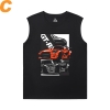 Racing Car Tee Cotton GTR Sleevless Tshirt uomo