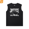 Batman Sleeveless T Shirt Mens Gym Justice League Marvel Tees
