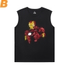 The Avengers Shirts Marvel Iron Man Sleeveless Tshirt Mens