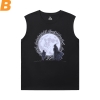 Lord of the Rings Tee Shirt Cá nhân Mens Sleeveless Thể thao T Shirts