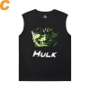 A camiseta dos Vingadores Marvel Hulk camisetas sem mangas masculinas para academia