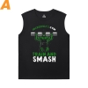 Hulk Tees Marvel เสื้อยืดแขนกุดพิมพ์ลาย Avengers สําหรับผู้ชาย