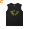 Marvel Hulk Tee Gömlek Avengers Kolsuz Tshirt Erkekler için