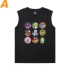 Cotton Annoying Dog Skull Shirts Undertale T Shirt Without Sleeves