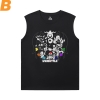 Cotton Annoying Dog Skull Shirts Undertale T Shirt Without Sleeves