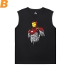 Marvel Iron Man T-Shirt The Avengers Sleeveless Crew Neck T Shirt