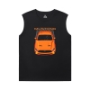 Racing Car T-Shirt Bavlna Ford Pánske Grafické košele bez rukávov