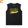 Car T Shirt Without Sleeves Cool Ford Tee