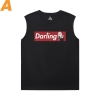 Darling In The Franxx Black Sleeveless T Shirt Mens Anime T-Shirts